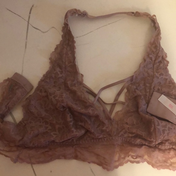 Pink Lace bralette size LG - Picture 4 of 4